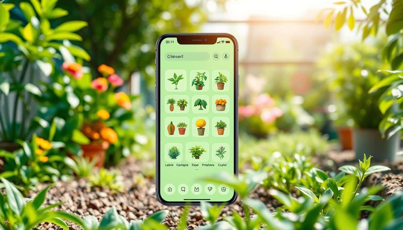 app de planta para jardinagem inteligente