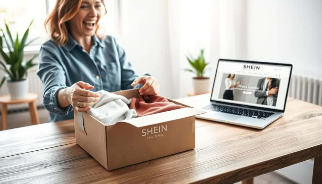 o que é prova gratuita SHEIN