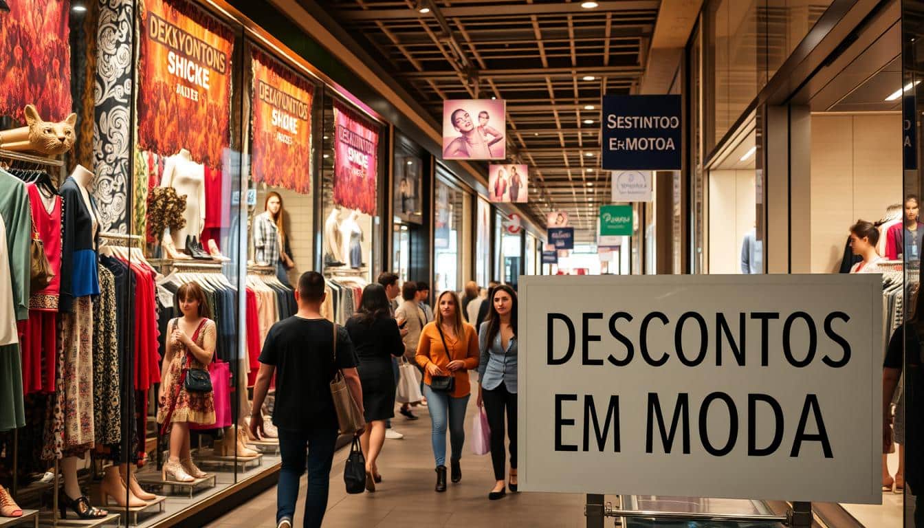 descontos em moda