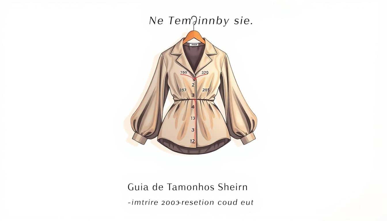 guia de tamanhos Shein