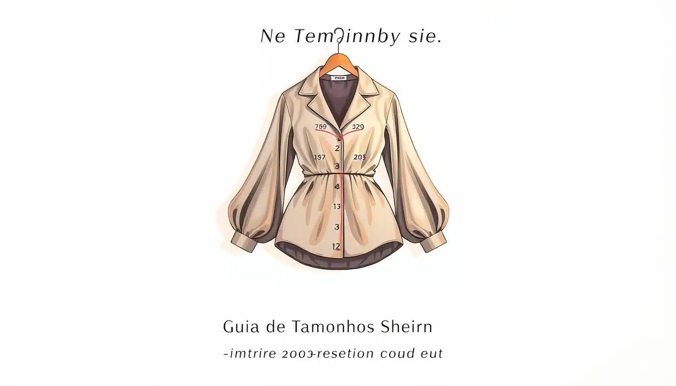 guia de tamanhos Shein