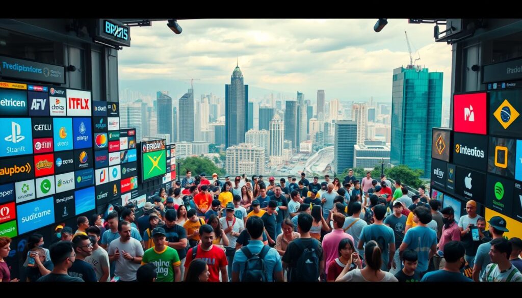 mercado de streaming Brasil 2025