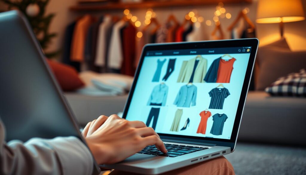 tendência comprar roupas online