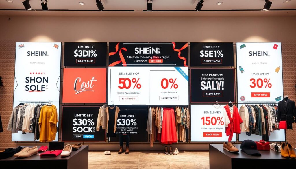 tipos de promoções Shein